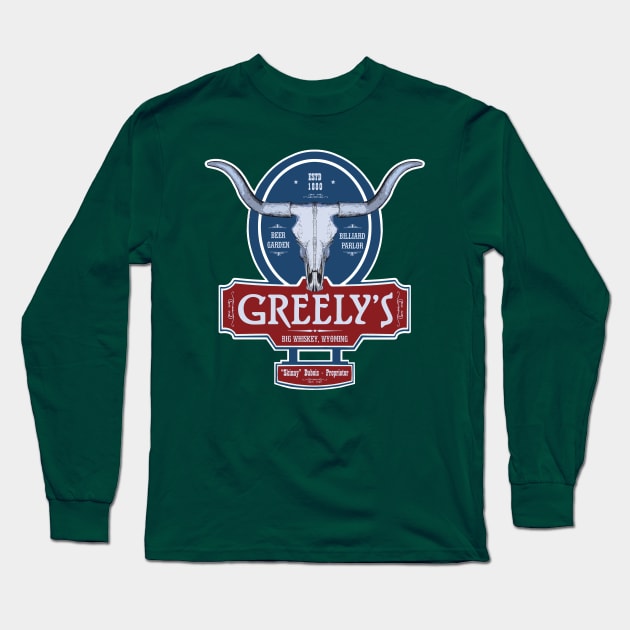 Unforgiven - Greely's Beer garden and Billiard Parlor Long Sleeve T-Shirt by hauntedjack